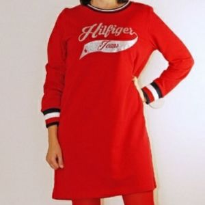 Bright Red Tommy Hilfiger cotton tunic, size M